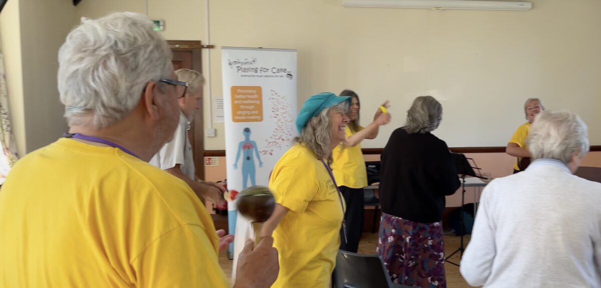 Playing for Cake, Singing and Music-making for better Health and Wellbeing
